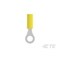 Te Connectivity Ring Terminal, #4 Stud Size, 22 AWG, 300 V, Nylon Insulated, Yellow 2-323914-1 - alternate 2